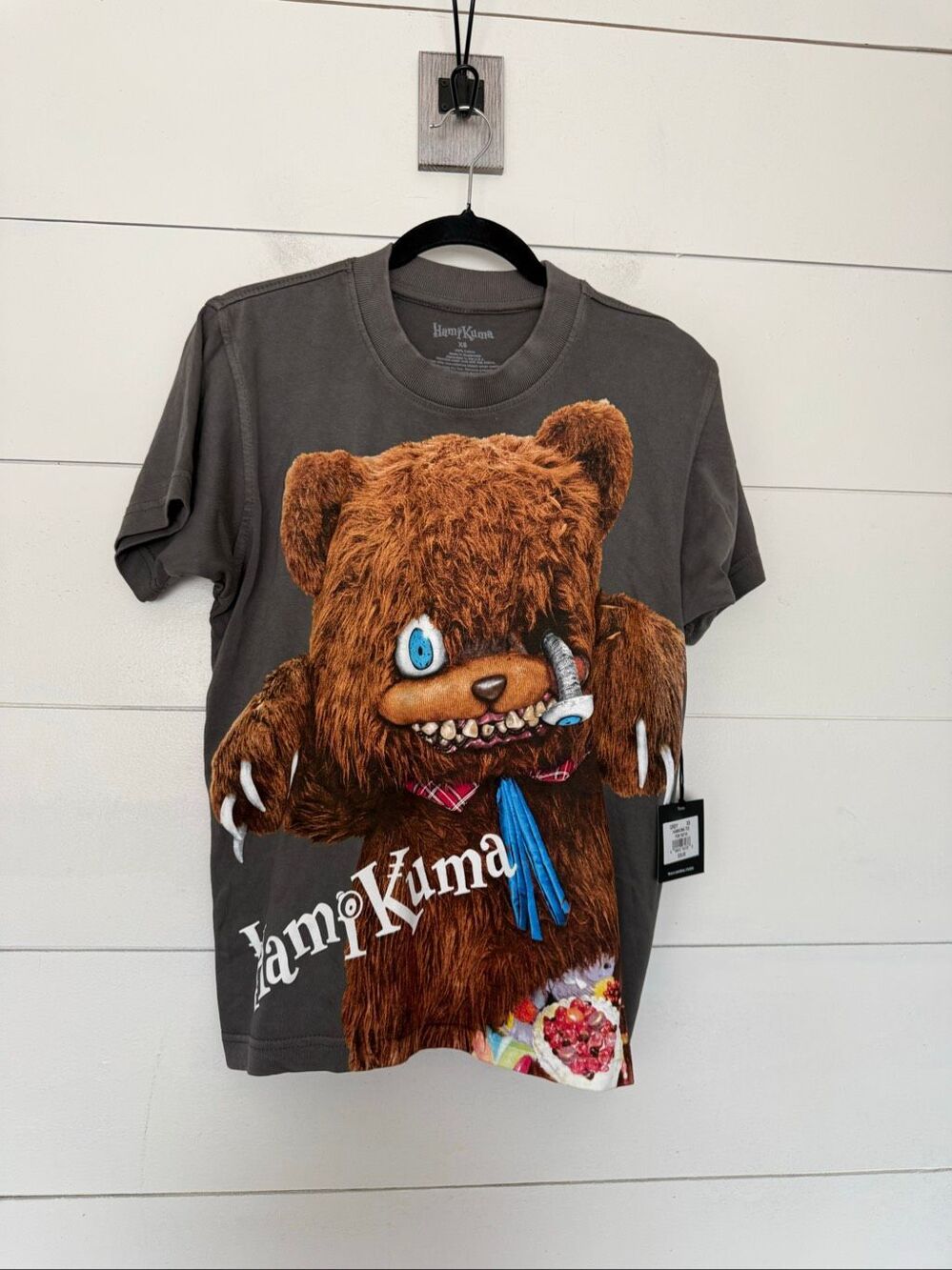 HamiKuma Universal Studios Adult XS Grey Short Sleeve Top New HHN 2025
